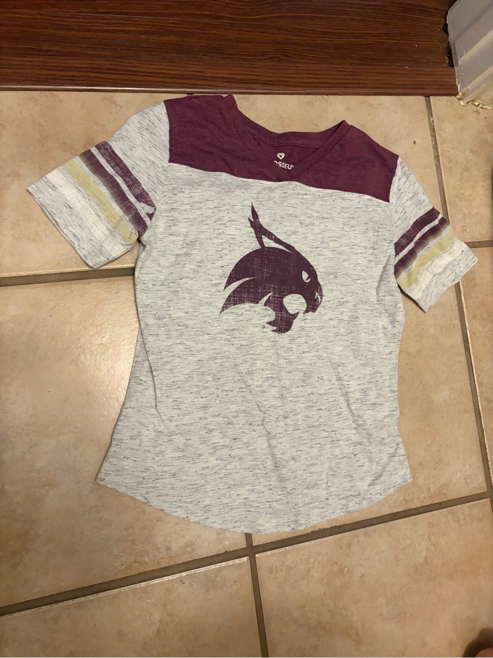 Girls youth Texas state Bobcats short sleeve shirt